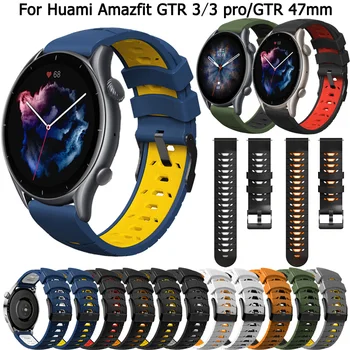 Uus 22mm Silikoon Bänd Xiaomi Huami Amazfit GTR3 GTR 3 pro 46 mm 2 2E Smart Watch Rihm Amazfit Stratos 3 Tempos 2 2S Käepael