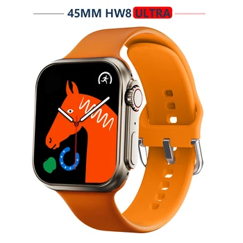 HW8 Ultra Smart Watch 45mm Seeria 8 kehatemperatuuri NFC Bluetooth Kõne Veresuhkru Magada Jälgida Smartwatch Mehed Naised
