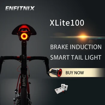 XLITE100 Jalgratta tagatuled Intelligentne Andur Piduri Rearlights Piduri Kaugseire USB-Veekindel LED Laadimise Tagumised tagatuled