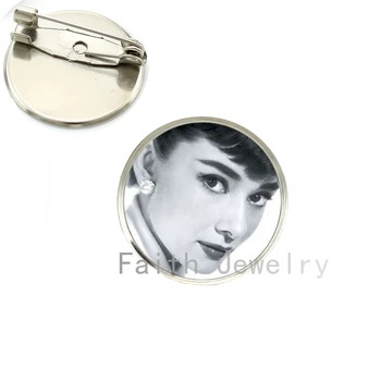 2017 Pin-Vintage Stiilis Audrey Hepburn Kunsti Sõle Mixed Media Plakat Prossid Kirjandus Quote Ehted Ilu Inspireeriv Ns210