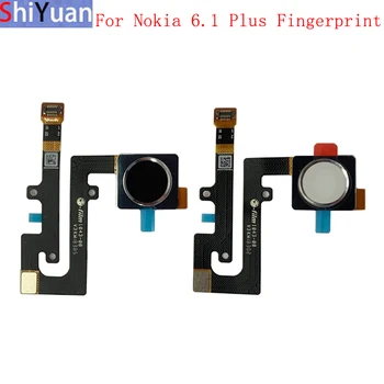 Fingerprint Sensor Home Nuppu Flex Kaabel Lindi Nokia 6.1 Pluss X6 Toitenuppu Touch Sensor Flex Varuosad