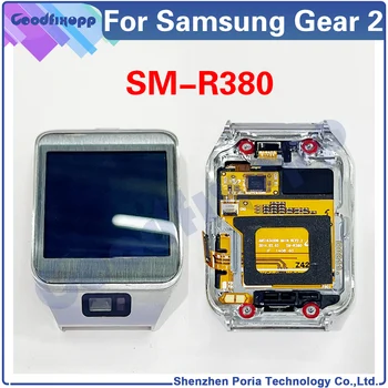 Ekraani Samsung Käik 2 SM-R380 LCD Ekraan Puutetundlik Digitizer Assamblee Samsung Gear2 R380 Asendamine Ekraani