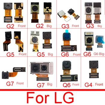 Esi-ja Tagumine Peamine Kaamera Flex Kaabel LG G2 G3 G4 G5 G6 G7 Q6 Tagasi Kaamera Ees Väike Kaamera Flex Lint Varuosad