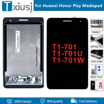 Algne LCD Huawei Honor Mängida Mediapad T1-701 T1-701W T1-701U LCD ekraan puutetundlik digitizer assamblee