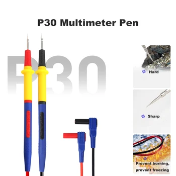 MEHHAANIK P30 Multimeeter Pliiats 1000V 20A Ekstra Ots Terav Raske Digitaalne Multimeeter Non-slip Silikoon Traat Probe Test Pen Vahendid