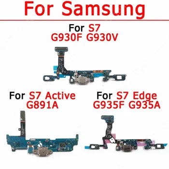 Algne Tasu Juhatuse Samsung Galaxy S7 Serv Aktiivne G930 G935 G891A Laadimise Port-Usb-Liides Lint Pesa Varuosad