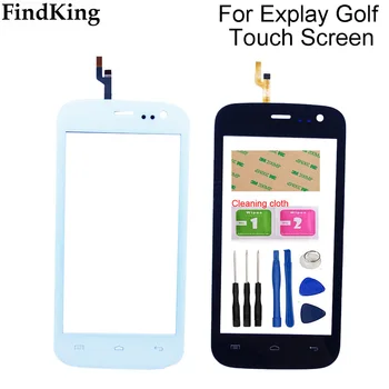 Touchs Screen Mobile Phone Touch Klaasist Explay Golf Puutetundlik Digitizer Paneel Akna Sensor Objektiiv Vahendid Liim