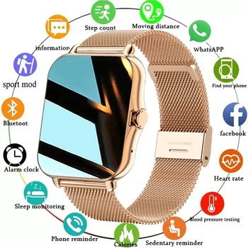 Mehed Naiste Smart Watch Full Touch Screen Südame Löögisageduse Fitness IP67, Veekindel Smartwatch Android ja IOS Äri Daamid Vaadata
