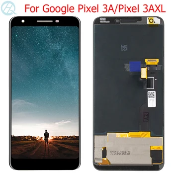 Algne Pixel 3A näitamiseks Google ' i Pixel 3A 3AXL LCD Puutetundlik 3A G020A 3A XL G020F Ekraan LCD-Ekraani Klaas Panel Assembly