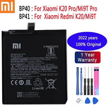 2022 Aastat BP41 BP40 Originaal Varu-Aku Xiaomi Redmi K20 Pro Mi 9T Pro Mi9T Redmi K20Pro Telefoni Aku 4000mAh