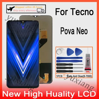 LCD Originaal Jaoks Tecno Pova Neo LE6 LCD Ekraan Puutetundlik Digitizer Asendamine