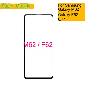 10tk/Palju Samsungi Galaxy M62 M625 F62 E625 Puutetundlik Paneel Ees Välimine Klaas LCD Objektiiv OCA