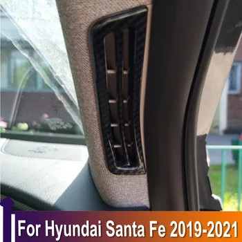 Näiteks Hyundai Santa Fe 2019-2021 Carbon Fiber Auto Interjöör Samba Kliimaseade Vent Sisekujundus Katab Kleebise Tarvikud Disain