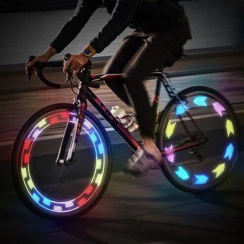 Veekindel 14 LED Bike Wheel Light 30 Mudelid 7 Värvi Šokk Jalgratta Rehvi Ventiili Valguse Lapsed Täiskasvanud Mootorratta Tasakaalu Bike
