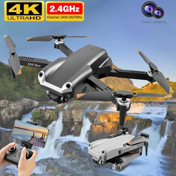Drones Koos Kaamera Hd 4k Profesional Erial Fotograafia Infrapuna Takistuse Vältimine Rc Quadcopter Wifi Fpv Undamine Mänguasjad