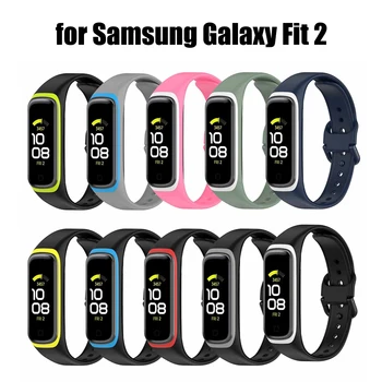 Silikoonist Rihm Samsung Galaxy Fit 2 Watchband Fit2 Silikageel Käevõru Käepaela Rihmad Asendamine Ansamblid Reguleeritav