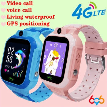 4G Lapsed Smart Watch 1.4' Veekindel Helistamine Videokõne GPS LBS WiFi SOS Asukoht Häire Fotograafia Laste Smartwatch Poiss Tüdruk