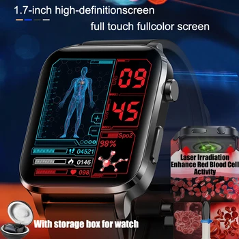 Smart Watch Mehed Sangao Laser Tervise Südame Löögisagedus, vererõhk Fitness Järelevalve IP68 Sport Smartwatch Naistele Xiaomi
