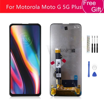 Motorola Moto G 5G Plus LCD Ekraan Puutetundlik Digitizer Assamblee XT2075 Lcd Asendamine Varuosade 6.7