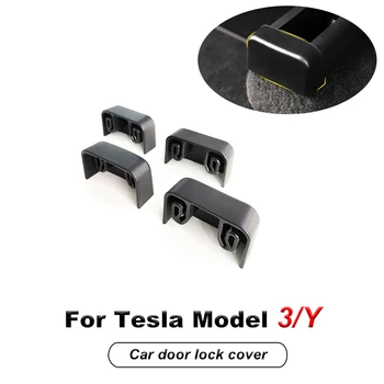 Auto Tagumine Iste Slide Raudtee Anti-kick Vältida Sisselõikeid Pehmest Kummist Kork Tesla Model Y Mudel 3 Interjööri Muutmist Tarvikud