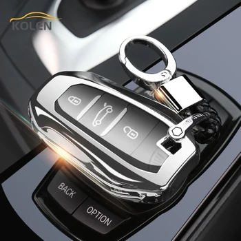 TPÜ Auto Remote Key Juhul Katab Kest Peugeot 308 408 508 2008 3008 4008 5008 Puhul Citroen C4 kuni C6, C3-XR Picasso DS Tarvikud