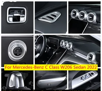 Mõeldud Mercedes-Benz C-Klassi W206 Sedaan 2022 Tarvikud Pea Valguse Lamp Aknas Lifti Nuppu kindalaegas AC Vent Pistikupesa Kate Kit Sisekujundus