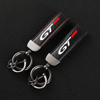 Eest GT LINE Sportage Peugeot GT GTLine Tarvikud Auto logo süsinikkiust line Nahk Auto Võtmehoidja sport Custom võtmehoidjad