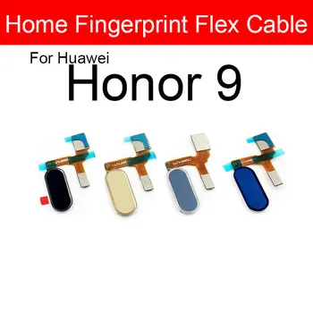 Home Nuppu Sõrmejälje Flex Kaabel Huawei Honor Au 9 STF-AL00 STF-AL10 STF-L09 Menüü Tagasi Touch Sensor asendamine