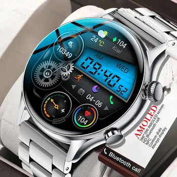 2022 Uus AMOLED 390*390px HD Ekraan Smart Watch Mehed Bluetooth Kõne tervisespordi-Tracker Smartwatch Naiste IP68 Veekindel