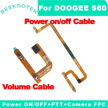 Uus Originaal DOOGEE S60 Power on/OFF + RS Kaamera nuppu flex kaabel Helitugevus Üles/Alla FP puhul DOOGEE S60, S60 Lite smart mobiiltelefon