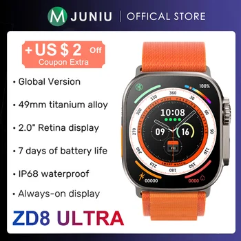 2022 ZD8 Ultra 49mm Smart Watch Seeria 8 1:1 Juhtum 2.0