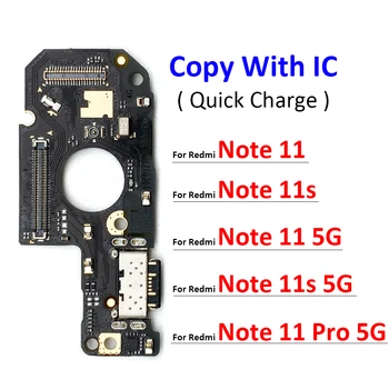 Uus Redmi Lisa 11 Pro 11s 4G 5G Ülemaailmse USB Laadija Dock Connector Laadimine Sadamas Mikrofon Flex Kaabel Varuosad