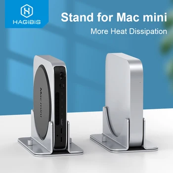 Hagibis Vertikaalne Stand for Mac Mini Alumiiniumist Laptop, Desktop Stand Anti-Slip Reguleeritav Arvuti Omanik Apple MAC Mini