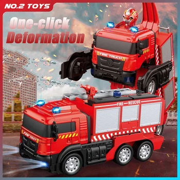 2.4 g RC Auto puldiga Ekskavaator tuletõrjeautod Kühveldada Loader Tuletõrje Veoauto Robot Elektriline Mänguasi Mudel Kingitus Lastele Poiss