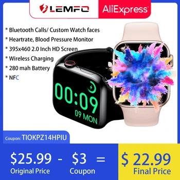 Algne Smartwatch Series 7 S8 Pluss iwo 14 pro Smart Watch Mehed Naised NFC Bluetooth Kõne Custom Ketas 2,0 Tolline 460*395 Vaadata