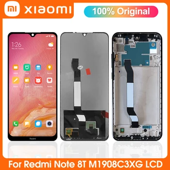 Originaal-Ekraani Xiaomi Redmi Tähele, 8T LCD Ekraan M1908C3XG Puutetundlik Digitizer Assamblee Asendaja Note8T koos Raami
