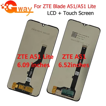 Algne Testitud LCD ZTE Blade A51 LCD Ekraan ja Puutetundlik Digitizer Assamblee Remont LCD Andur ZTE A51 Lite LCD