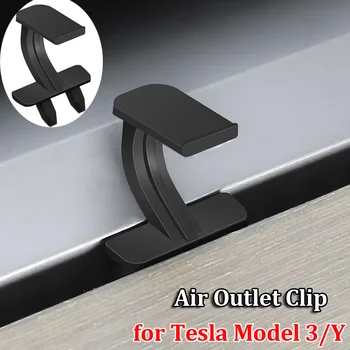 Auto Interjööri Aksessuaarid Tesla Model 3 Y Air Vent Aroomiteraapia Clip Decor Vidin Mount Omanik Hilisem 2022 2021 Outlet Klambrid