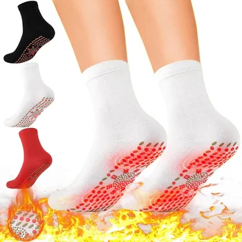 1 Paar isekuumenemise Turmaliin Sokid Unisex Soojendusega Sokid Magnet Sokid Mugav Hingav Talvel Külma Jalga Soojad Sokid