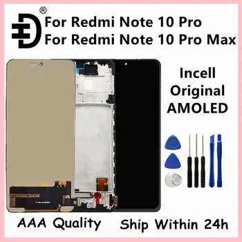 Algne AMOLED Jaoks Xiaomi Redmi Lisa 10 Pro LCD Ekraan Touch Digitizer Incell LCD Redmi Lisa 10 Pro Max LCD Ekraan