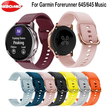 Silikoon Smart Watch Band Rihma Garmin Vivoactive 3 Vivoactive HR Käevõru Asendaja Garmin Forerunner 645 Watchband