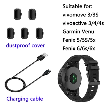 Laadija Garmin vivoactive 4 4S vivomove 3S S62 Venu smart watch tarvikud laadimise kaabel Fenix 7/7s/7X adapter laadija