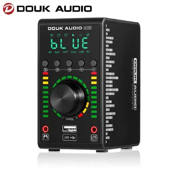 Douk Audio HIFI Bluetooth-5.0 Võimendi Vastuvõtja USB-DAC Koaksiaal / Optiline Digitaalne Võimendi 24Bit/192KHz Mini-Pleier