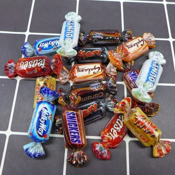 16pcs/palju Lollipop Kõrvarõngas Võlusid Armas Šokolaadi Cartoon Candy DIY Vaik Toidu kivi ümber Ehted Ripats Omatehtud Kingitus Sõprus