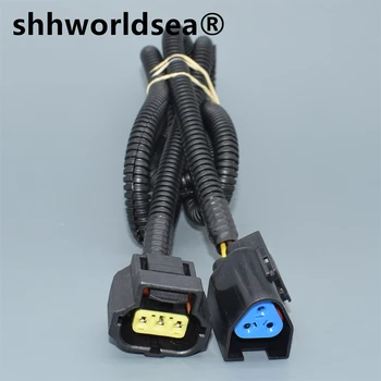 shhworldsea 3 Pin-1,8 mm 1996-on Ford Vahelduvvoolugeneraatori Kolm Plii Juhtmestik Pats 1U2Z-14S411-TA Juhtmeline Pistik 184032-1