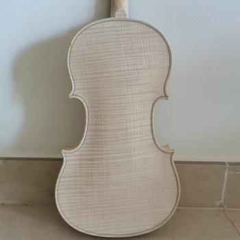 Vaher valge embrüo lõpetamata valge maple wood viiul 4/4 3/4 täispuidust DIY valge viiul Tarvikud ebony fingerboard