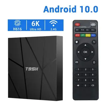 T95H H616 4K TV Box 10 Android WIFI 4GB Smart Streaming Media Player, IPTV või ühilduva kaugjuhtimisseadme