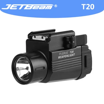 Jetbeam T20 Taktikaline Taskulamp 520 Luumenit Paigaldatud Valgus Püstol Kerge Taskulamp USB Laetav EDC Taskulamp