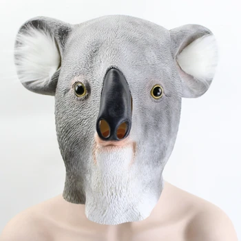Naljakas Papagoi, Koer Ninasarviku Hippo Kukk Koala Loomade Mask Lateksist Pool Panda Ükssarvik Loomade Mask Kid Pool Halloween Mask