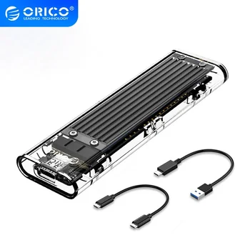 ORICO M2 SSD Puhul NVME SSD Ruum M. 2 USB Type C Läbipaistev Kõvaketta Ruum jaoks NVME PCIE NGFF SATA M/B Võti SSD Ketas